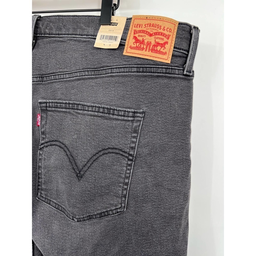 Levi's Women's High Rise Mom Jean In Dark Gray - Picture 6 of 8